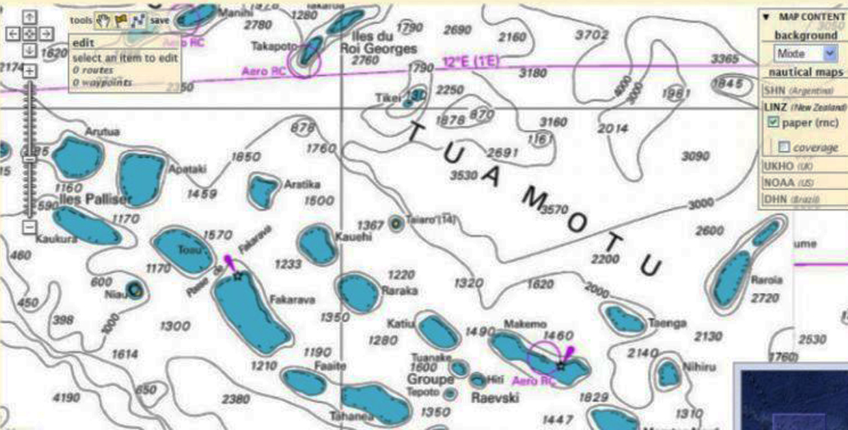 Tahiti Dive Management Charter Planning